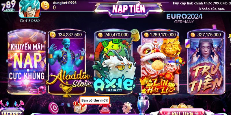 Tổng hợp các tựa game slots cực hot tại cổng game